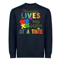 Navy Changing lives one session at a time Heavyweight Sweatshirt - FaDigitalArtStudio