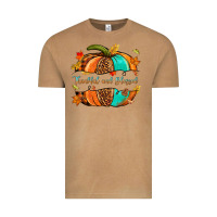 Vintage Camel pumpkin thankful and blessed Vintage Tee - NancyCooperArtShop