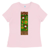 Bubblegum Pink American football dad pen wrap Ladies Tee - BundleAndBundleShop