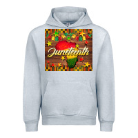 Heather Grey Juneteenth Urban Hoodie - BarkalooDesign