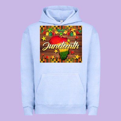 Juneteenth Urban Hoodie Designed By Barkaloodesign
