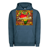 Pigment Midnight Navy Juneteenth Urban Hoodie - BarkalooDesign