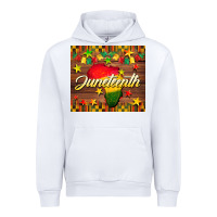 White Juneteenth Urban Hoodie - BarkalooDesign
