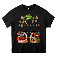 Black customize christmas elf Heavy Core Tee - MaliasSmallBusiness