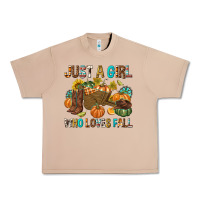 Burro Just a Girl Who Loves Fall Urban Heavy Tee - texasbilliewilder