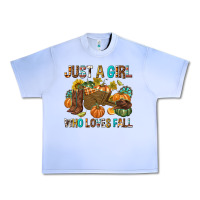 Grape Ice Just a Girl Who Loves Fall Urban Heavy Tee - texasbilliewilder