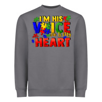 Storm I'm his voice he is my heart Heavyweight Sweatshirt - FaDigitalArtStudio