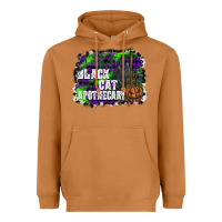 Meerkat black cat apothecary Heavyweight Hoodie - SublimationCraftShop