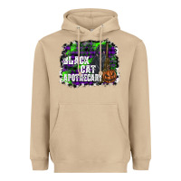 Mushroom black cat apothecary Heavyweight Hoodie - SublimationCraftShop