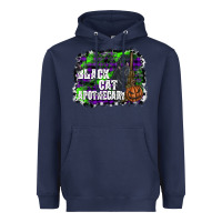 Navy black cat apothecary Heavyweight Hoodie - SublimationCraftShop