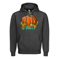 Charcoal Heather pumpkin mama Zipper Hoodie - BundleAndBundleShop