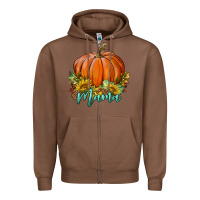 Chestnut pumpkin mama Zipper Hoodie - BundleAndBundleShop