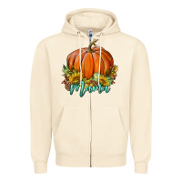 Sandshell pumpkin mama Zipper Hoodie - BundleAndBundleShop
