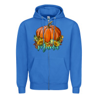 True Royal pumpkin mama Zipper Hoodie - BundleAndBundleShop