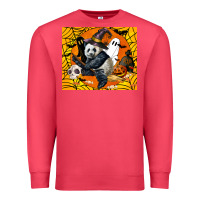 Cardinal panda halloween Premium Sweatshirt - LillyAllenDesigns