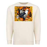 Sandshell panda halloween Premium Sweatshirt - LillyAllenDesigns