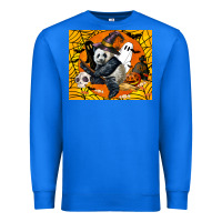 True Royal panda halloween Premium Sweatshirt - LillyAllenDesigns