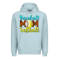 Blue Mist baseball mom softball Premium Hoodie - BundleAndBundleShop
