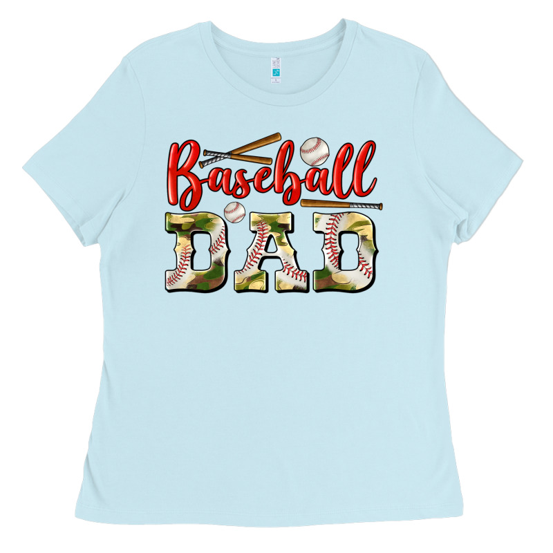 Baseball Dad Ladies Tee by BundleAndBundleShop | Teevron