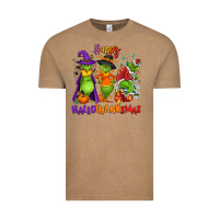 Vintage Coffee Happy Hallothanksmas Vintage Tee - NancyCooperArtShop