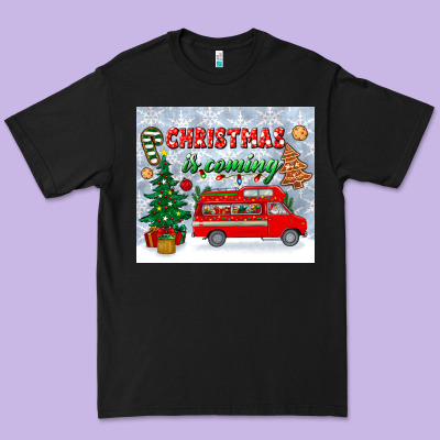 Christmas Is Coming Tumbler Premium Tee Designed By Bundleandbundleshop