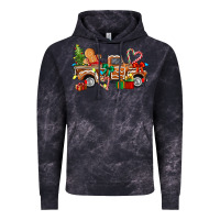 Cloud Black gingerbread truck Vintage Hoodie - texasbilliewilder