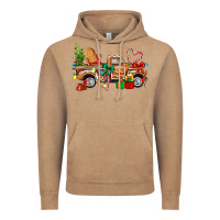 Vintage Coffee gingerbread truck Vintage Hoodie - texasbilliewilder