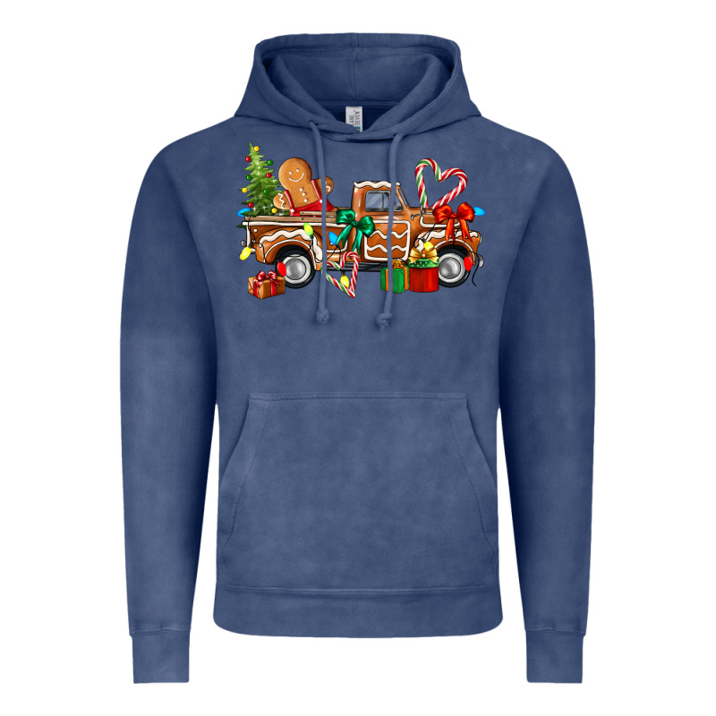 Gingerbread Truck Vintage Hoodie by texasbilliewilder | Teevron