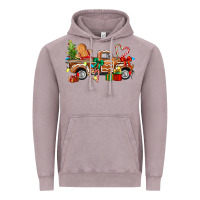Vintage Zinc gingerbread truck Vintage Hoodie - texasbilliewilder