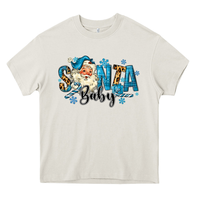 Santa Baby Christmas Heavy Core Tee by MaliasSmallBusiness | Teevron