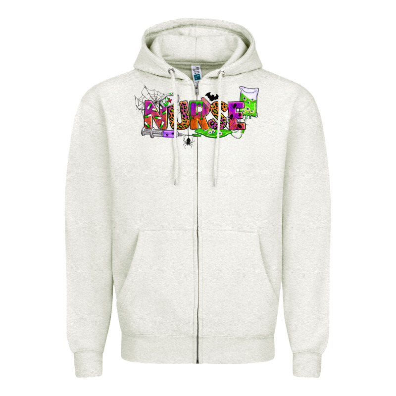 Halloween Nurse Zipper Hoodie by BundleAndBundleShop | Teevron