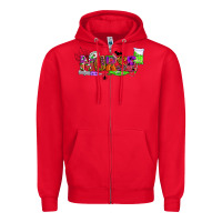 Red halloween nurse Zipper Hoodie - BundleAndBundleShop