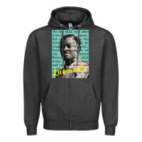 Charcoal Heather patrice lumumba Zipper Hoodie - tuanDangUi