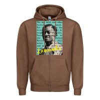 Chestnut patrice lumumba Zipper Hoodie - tuanDangUi