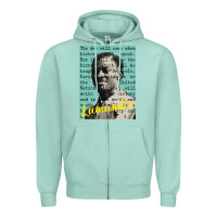 Seafoam patrice lumumba Zipper Hoodie - tuanDangUi
