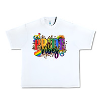 White Pride vibes Urban Heavy Tee - NancyCooperArtShop