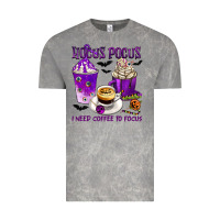 Cloud Rock Hocus Pocus I Need Coffee to Focus Vintage Tee - texasbilliewilder