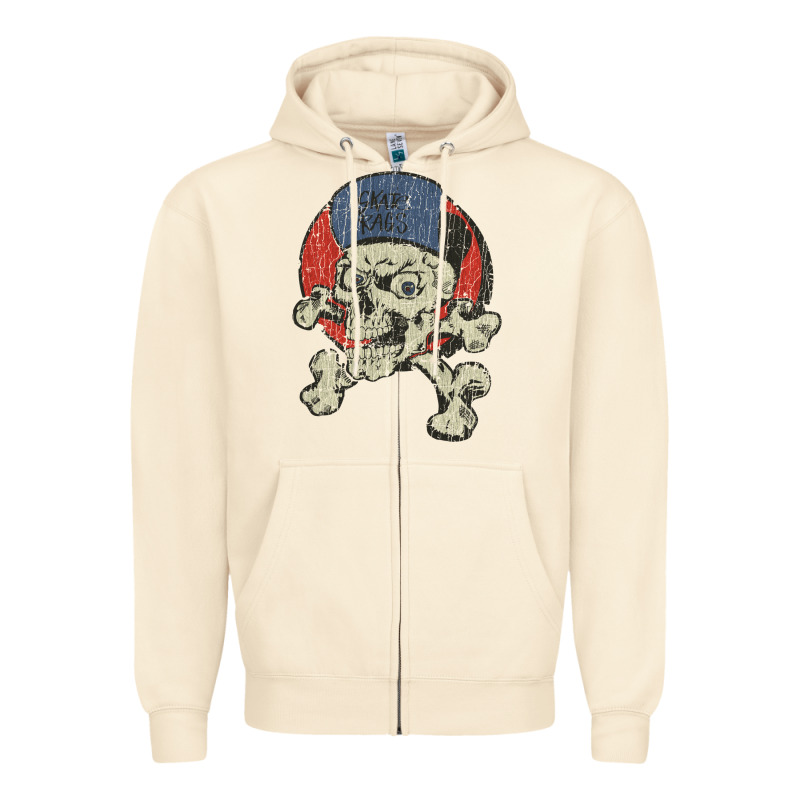 Skate Rags Skull & Crossbones Zipper Hoodie by tuanDangUi | Teevron