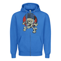 True Royal skate rags skull & crossbones Zipper Hoodie - tuanDangUi