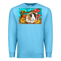 Ocean Blue Guinea Pig Kid's Premium Sweatshirt - LillyAllenDesigns