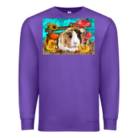 Purple Guinea Pig Kid's Premium Sweatshirt - LillyAllenDesigns