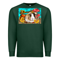 Sports Green Guinea Pig Kid's Premium Sweatshirt - LillyAllenDesigns