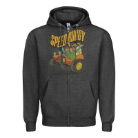Charcoal Heather speed buggy Zipper Hoodie - tuanDangUi