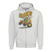 Dove Grey speed buggy Zipper Hoodie - tuanDangUi