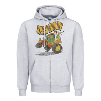 Heather Grey speed buggy Zipper Hoodie - tuanDangUi