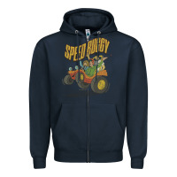 Navy speed buggy Zipper Hoodie - tuanDangUi
