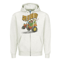 Oatmeal Heather speed buggy Zipper Hoodie - tuanDangUi