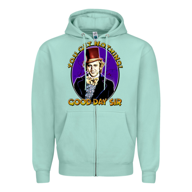 Good Day Sir  Wonka Zipper Hoodie by tuanDangUi | Teevron