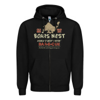 Black the boars nest Zipper Hoodie - tuanDangUi