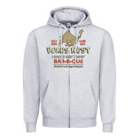 Heather Grey the boars nest Zipper Hoodie - tuanDangUi
